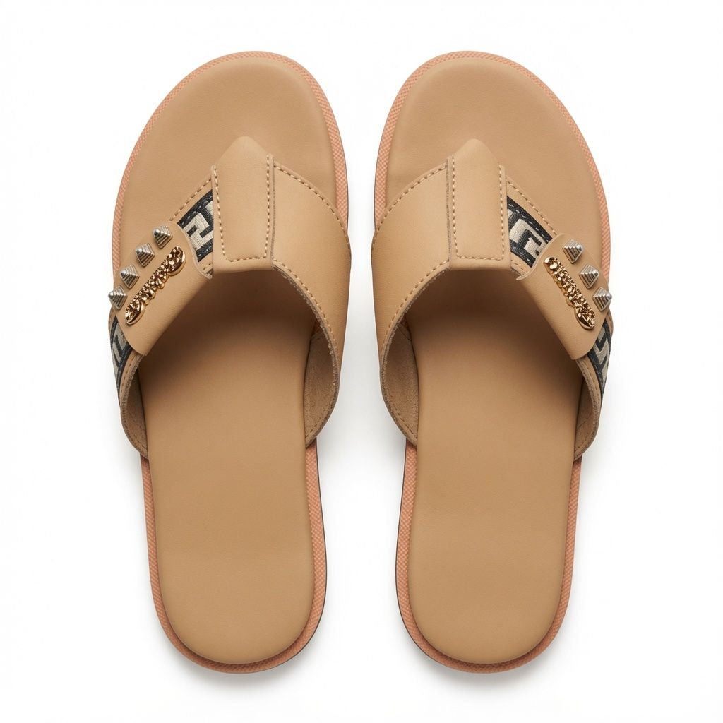 Mens Premium Casual Cross Strap Comfort Slide Sandals